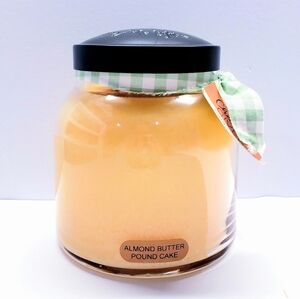 ALMOND BUTTER POUND CAKE- A Cheerful Giver Papa Jar Scented Candle, 34 oz